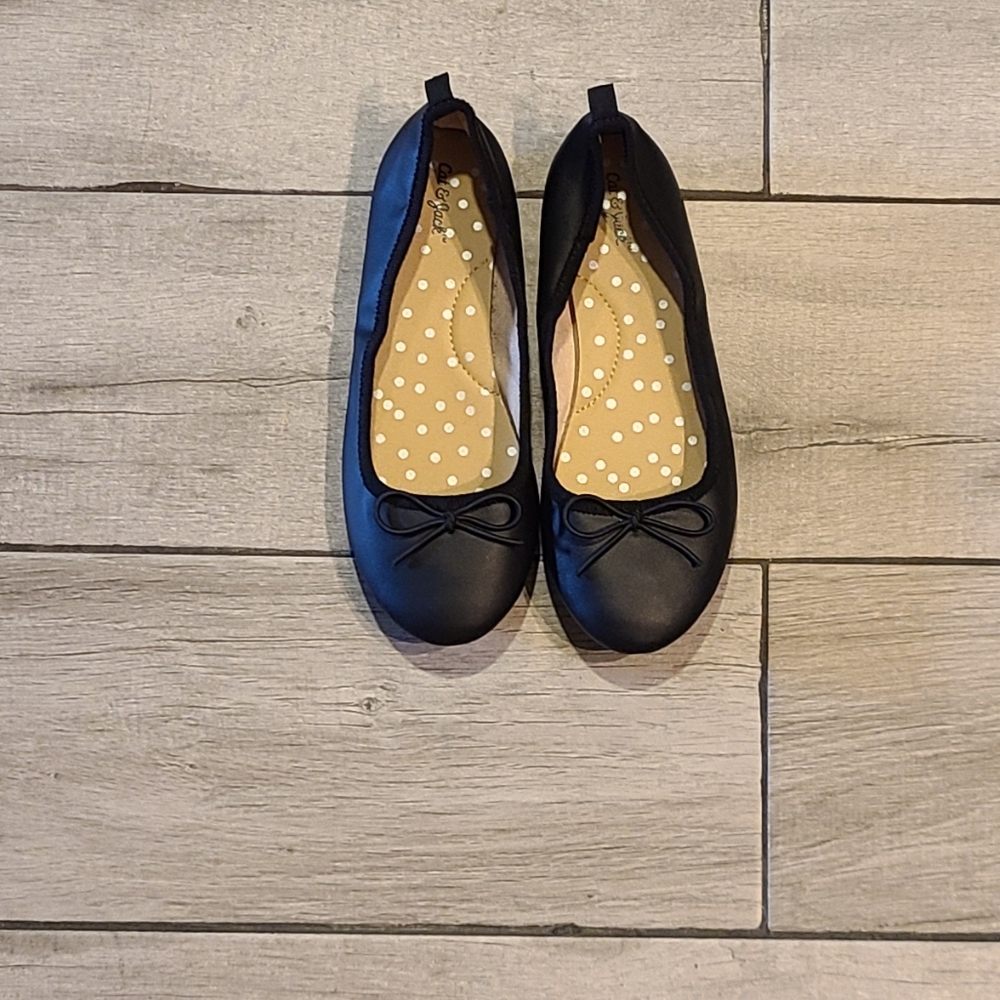 🍁Cat and jack black ballet flats🪅